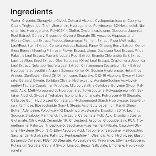medicube Crema de Colágeno Triple – Crema Hidratante y Reafirmante con Ácido Hialurónico, Elastina Premium, Manteca de Karité – Cuidado de Arrugas y Aumenta la Elasticidad – Cuidado de la Piel Coreano